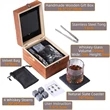 Whiskey Stones And Glass Gift Set | https://www.bestnamebadges.com