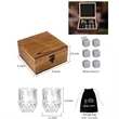 Whiskey Glasses Gift Set 6 Granite Rocks | https://www.bestnamebadges.com