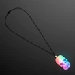 LED soft skeleton skull bead necklace | https://www.bestnamebadges.com