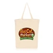 14W x 16H inch Gusseted Cotton Tote Bags | https://www.bestnamebadges.com