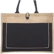Cotton Pocket Jute Tote Bags | https://www.bestnamebadges.com