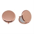 Folding Round Travel Makeup Mirror | https://www.bestnamebadges.com