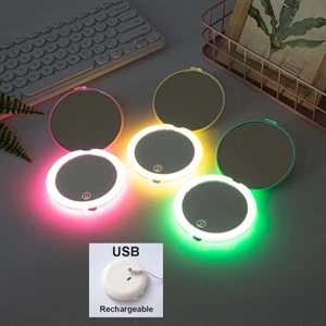 Rechargeable Led Compact Makeup Mirror