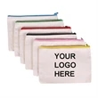 Canvas Zipper Pencil Bag | https://www.bestnamebadges.com