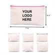 Canvas Zipper Pencil Bag | https://www.bestnamebadges.com