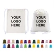 Canvas Cotton Drawstring Bag | https://www.bestnamebadges.com