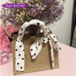 Natural Linen Jute Reusable Tote Bag With Handles | https://www.bestnamebadges.com