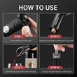 4-In-1 Wine Bottle Opener Kit | https://www.bestnamebadges.com