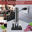 Electric Wine Opener With Base Set | https://www.bestnamebadges.com