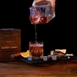 Whiskey Stones And Glass Gift Set | https://www.bestnamebadges.com
