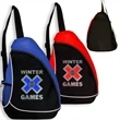 Slingshot Two-Tone Backpack w/ Side Mesh Bottle Pocket | https://www.bestnamebadges.com