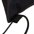 Premium Drawstring Side Mesh Backpack w/ Earphone Outlet | https://www.bestnamebadges.com