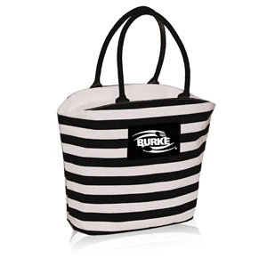 Striped Mariner Tote Bags | https://www.bestnamebadges.com