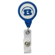 Tear-Drop Retractable Round Badge Reel w/ Pins | https://www.bestnamebadges.com