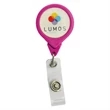 Tear-Drop Retractable Round Badge Reel w/ Pins | https://www.bestnamebadges.com