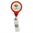 Tear-Drop Retractable Round Badge Reel w/ Pins | https://www.bestnamebadges.com