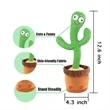 Christmas Dancing Cactus Musical Toy | https://www.bestnamebadges.com