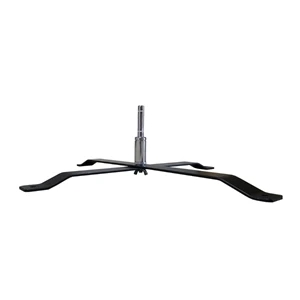 Black X Base with Swivel Bearing (Hardware Only)