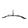 Black X Base with Swivel Bearing (Hardware Only) | https://www.bestnamebadges.com