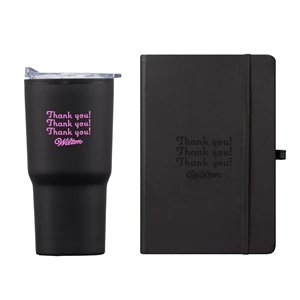 Eccolo® Cool Journal/Bexley Tumbler Gift Set | https://www.bestnamebadges.com