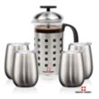 Swiss Force® Coffee Press & Vivaldi Cups | https://www.bestnamebadges.com