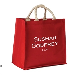 Jute/Cotton Blended Fabric (JUCO) Laminated Shopping Tote