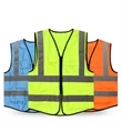 Reflective Zipper Safety Vest | https://www.bestnamebadges.com