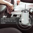 Stainless Steel Rhinestone Tumbler Reusable Water Bottle | https://www.bestnamebadges.com