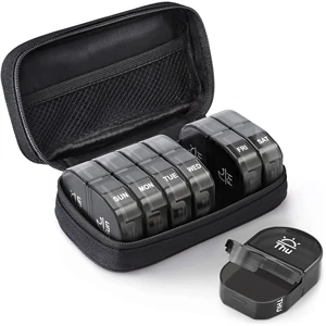 Canvas Bag Weekly Pill Organizer