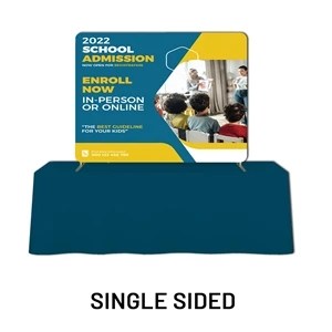 Philly 6 Ft. Tabletop Curved Single-Sided Display Kit