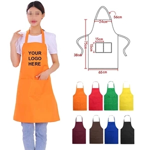 Kitchen Bib Aprons With Pockets