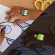 2" x 2" Custom Glow-In-The-Dark Tattoos | https://www.bestnamebadges.com