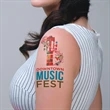 4" x 6" Custom Classic Temporary Tattoos | https://www.bestnamebadges.com
