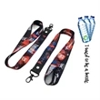Recycled PET Sublimation Lanyard Custom Imprint Badge Holder | https://www.bestnamebadges.com