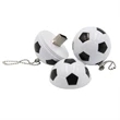 Soccer Shaped Fast USB Drive with Keyring | https://www.bestnamebadges.com