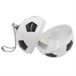 Soccer Shaped Fast USB Drive with Keyring | https://www.bestnamebadges.com