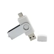 Multi-port Type-C Flash Drives Rotating Swivel USB Drive | https://www.bestnamebadges.com