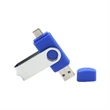 Multi-port Type-C Flash Drives Rotating Swivel USB Drive | https://www.bestnamebadges.com