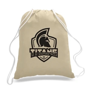 Economical Sport Cotton Drawstring Bag Cinch Pack 6 OZ