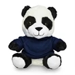 7" Plush Panda with T-Shirt | https://www.bestnamebadges.com