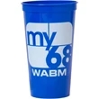 32 Oz. Smooth Stadium Cup (Screen Printed) | https://www.bestnamebadges.com