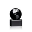 Marcana Globe Award - Black/Silver | https://www.bestnamebadges.com