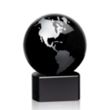 Marcana Globe Award - Black/Silver | https://www.bestnamebadges.com