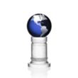 Colverstone Globe Award - Blue/Silver | https://www.bestnamebadges.com