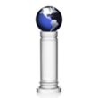 Colverstone Globe Award - Blue/Silver | https://www.bestnamebadges.com