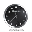 Bridge 14" Brushed Metal Analog Wall Clock | https://www.bestnamebadges.com