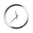 Bridge 14" Brushed Metal Analog Wall Clock | https://www.bestnamebadges.com