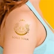 3" x 3" Custom Metallic Temporary Tattoo | https://www.bestnamebadges.com