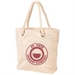 14 oz. Heavy-duty Cotton Canvas Tote Bag w/ Rope Handle | https://www.bestnamebadges.com