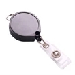 Retractable Round Badge Reel w/ Belt Clip & Hanging Loop | https://www.bestnamebadges.com